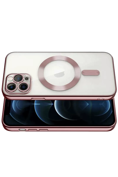 Apple iPhone 13 Pro Kılıf Kross Magneticsafe Kapak - Rose