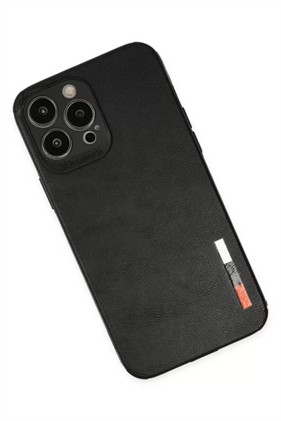 Apple iPhone 13 Pro Kılıf Loop Deri Silikon - Siyah