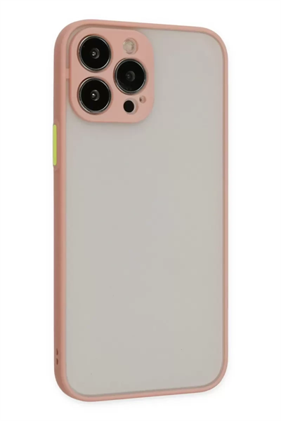 Apple iPhone 13 Pro Kılıf Montreal Silikon Kapak - Pembe