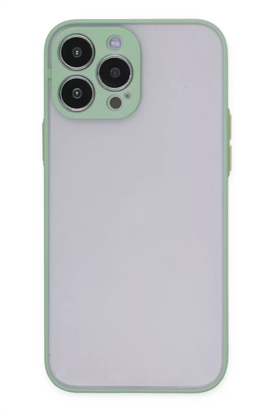 Apple iPhone 13 Pro Kılıf Montreal Silikon Kapak - Turkuaz