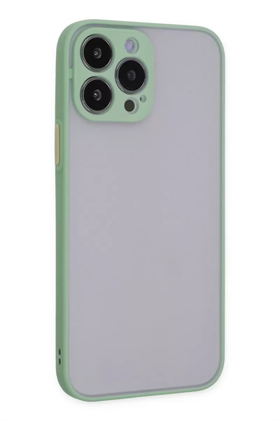 Apple iPhone 13 Pro Kılıf Montreal Silikon Kapak - Turkuaz