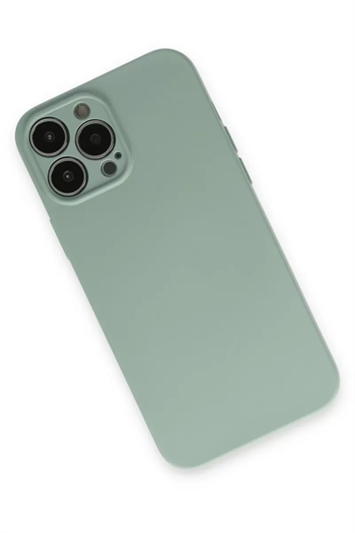 Apple iPhone 13 Pro Kılıf Nano içi Kadife Silikon - Mavi