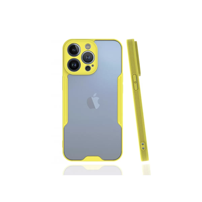 Apple iPhone 13 Pro Kılıf Platin Silikon - Sarı