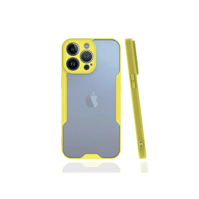 Apple iPhone 13 Pro Kılıf Platin Silikon - Sarı