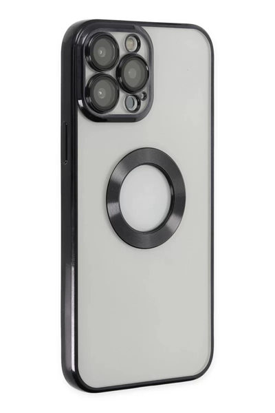 Apple iPhone 13 Pro Kılıf Slot Silikon - Siyah