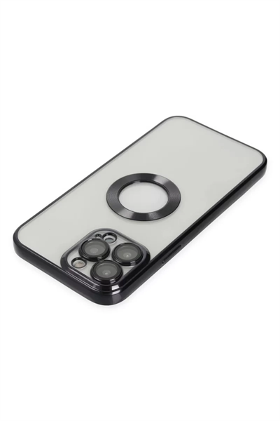 Apple iPhone 13 Pro Kılıf Slot Silikon - Siyah