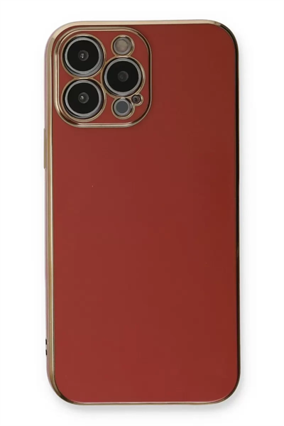 Apple iPhone 13 Pro Kılıf Volet Silikon - Kırmızı