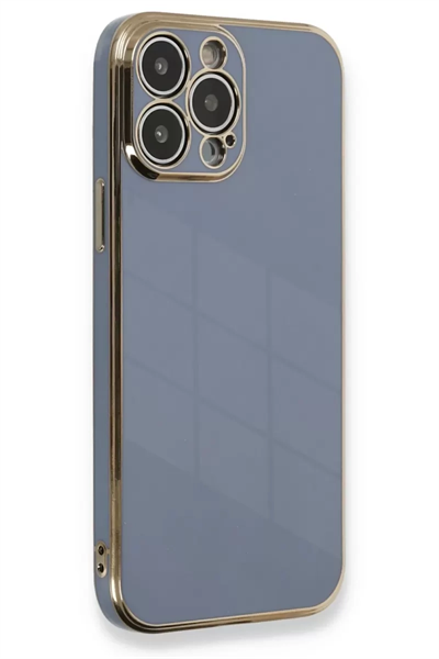 Apple iPhone 13 Pro Kılıf Volet Silikon - Mavi