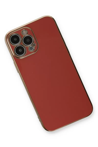 Apple iPhone 13 Pro Kılıf Volet Silikon - Kırmızı