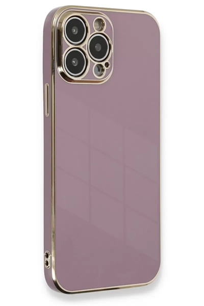 Apple iPhone 13 Pro Kılıf Volet Silikon - Mor