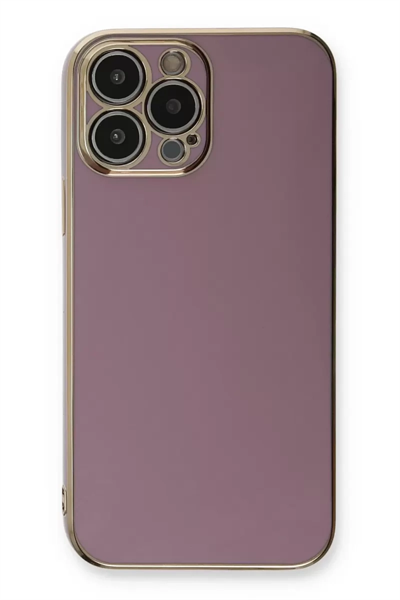 Apple iPhone 13 Pro Kılıf Volet Silikon - Mor