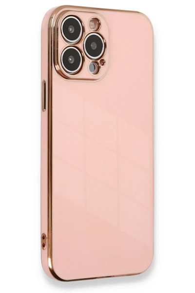 Apple iPhone 13 Pro Kılıf Volet Silikon - Pembe