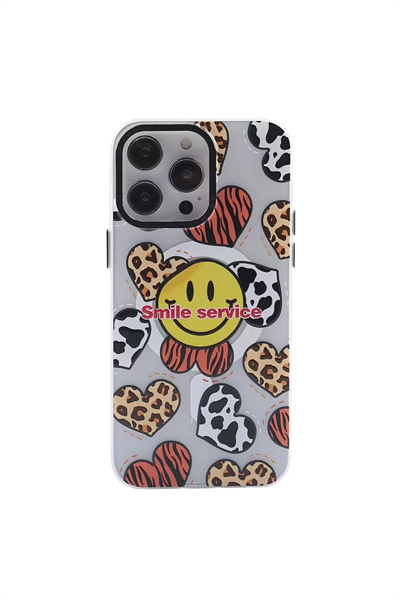 Apple iPhone 13 Pro Max Kılıf Apollo Magneticsafe Desenli Kapak - Apollo Şeffaf - 2
