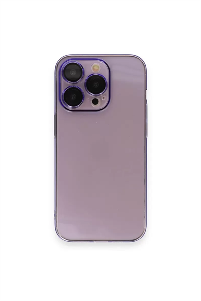 Apple iPhone 13 Pro Max Kılıf Armada Lensli Kapak - Lila