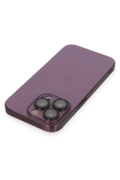 Apple iPhone 13 Pro Max Kılıf Armada Lensli Kapak - Derin Mor