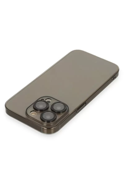 Apple iPhone 13 Pro Max Kılıf Armada Lensli Kapak - Siyah