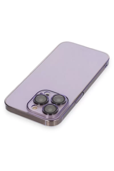 Apple iPhone 13 Pro Max Kılıf Armada Lensli Kapak - Lila