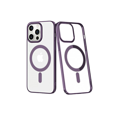 Apple iPhone 13 Pro Max Kılıf Element Magneticsafe Sert Kapak - Derin Mor