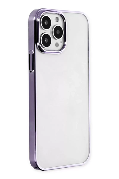 Apple iPhone 13 Pro Max Kılıf Element Silikon - Mor