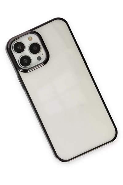 Apple iPhone 13 Pro Max Kılıf Element Silikon - Siyah