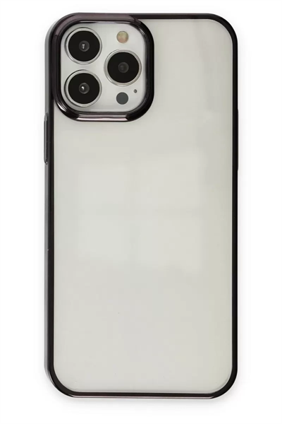 Apple iPhone 13 Pro Max Kılıf Element Silikon - Siyah
