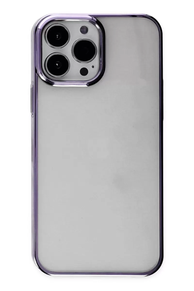 Apple iPhone 13 Pro Max Kılıf Element Silikon - Mor