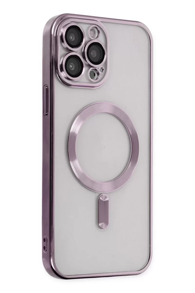 Apple iPhone 13 Pro Max Kılıf Kross Magneticsafe Kapak - Mor