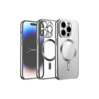 Apple iPhone 13 Pro Max Kılıf Kross Magneticsafe Kapak - Titan Gri
