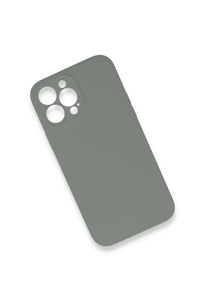 Apple iPhone 13 Pro Max Kılıf Lansman Legant Silikon - Gri