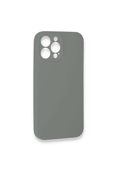 Apple iPhone 13 Pro Max Kılıf Lansman Legant Silikon - Gri