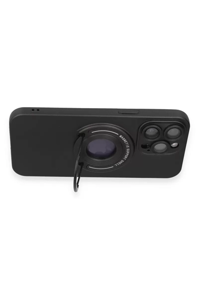 Apple iPhone 13 Pro Max Kılıf Lukka Magneticsafe Kapak - Siyah