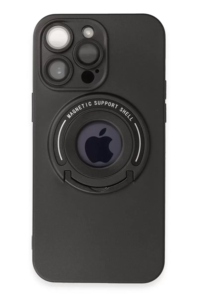 Apple iPhone 13 Pro Max Kılıf Lukka Magneticsafe Kapak - Siyah