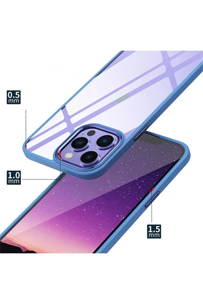 Apple iPhone 13 Pro Max Kılıf Power Silikon - Siyah