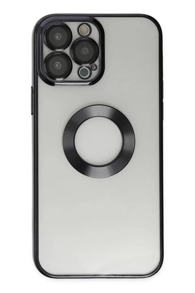 Apple iPhone 13 Pro Max Kılıf Slot Silikon - Siyah