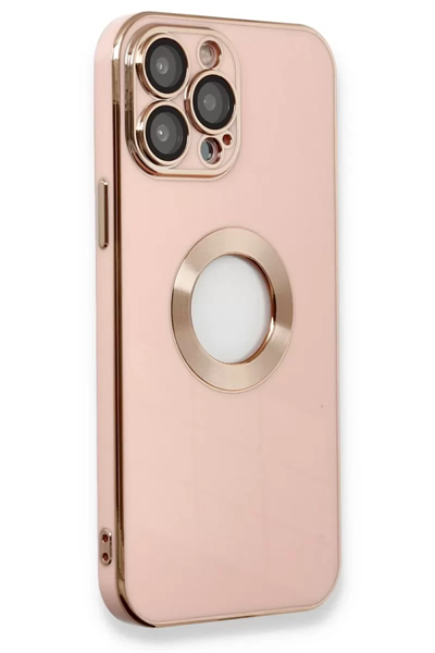 Apple iPhone 13 Pro Max Kılıf Store Silikon - Pembe