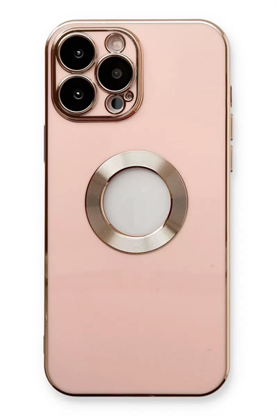 Apple iPhone 13 Pro Max Kılıf Store Silikon - Pembe