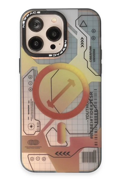 Apple iPhone 13 Pro Max Kılıf Venüs Magneticsafe Desenli Kapak - Venüs - 6