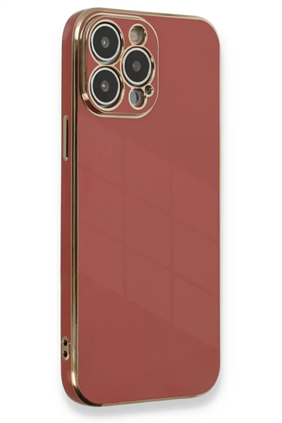 Apple iPhone 13 Pro Max Kılıf Volet Silikon - Kırmızı