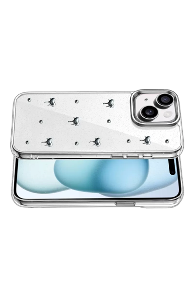 Apple iPhone 14 Fiyonk Desenli Kapak - Desen 1