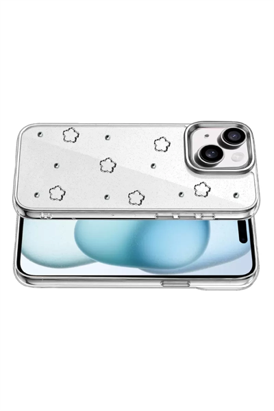 Apple iPhone 14 Fiyonk Desenli Kapak - Desen 2