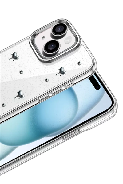 Apple iPhone 14 Fiyonk Desenli Kapak - Desen 1