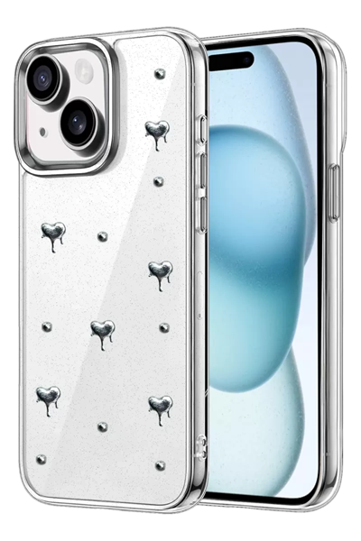 Apple iPhone 14 Fiyonk Desenli Kapak - Desen 1