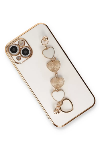 Apple iPhone 14 Kılıf Esila Silikon - Beyaz