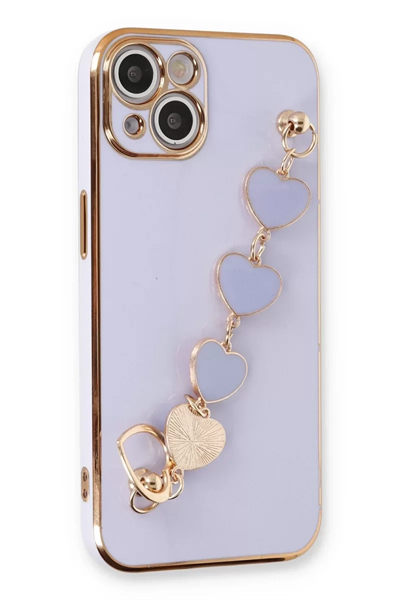 Apple iPhone 14 Kılıf Esila Silikon - Lila