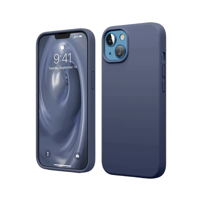 Apple iPhone 14 Kılıf First Silikon - Lacivert