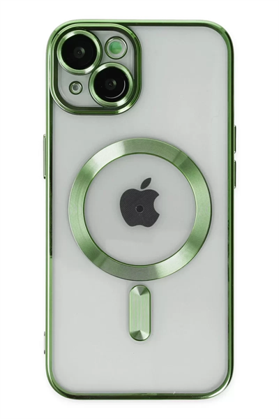 Apple iPhone 14 Kılıf Kross Magneticsafe Kapak - Koyu Yeşil