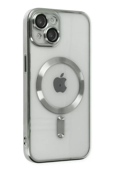 Apple iPhone 14 Kılıf Kross Magneticsafe Kapak - Gümüş