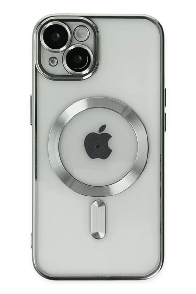 Apple iPhone 14 Kılıf Kross Magneticsafe Kapak - Gümüş