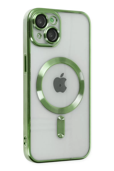 Apple iPhone 14 Kılıf Kross Magneticsafe Kapak - Koyu Yeşil