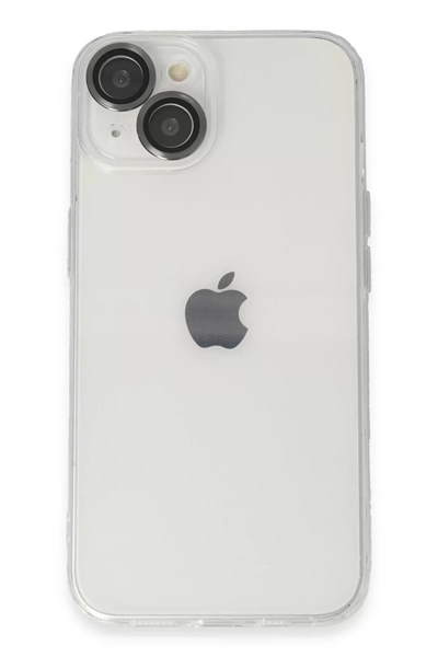 Apple iPhone 14 Kılıf Luko Lens Silikon - Siyah
